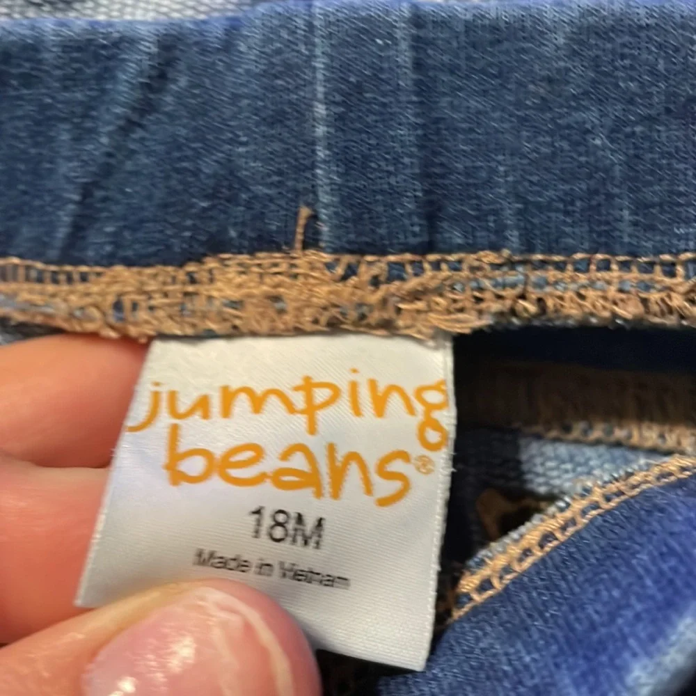 Jumping beans 18 month shorts, two pairs, one light one dark